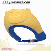Soft Bathing Baby Shower Cap for Eye Protection and Hair Wash (Blue)